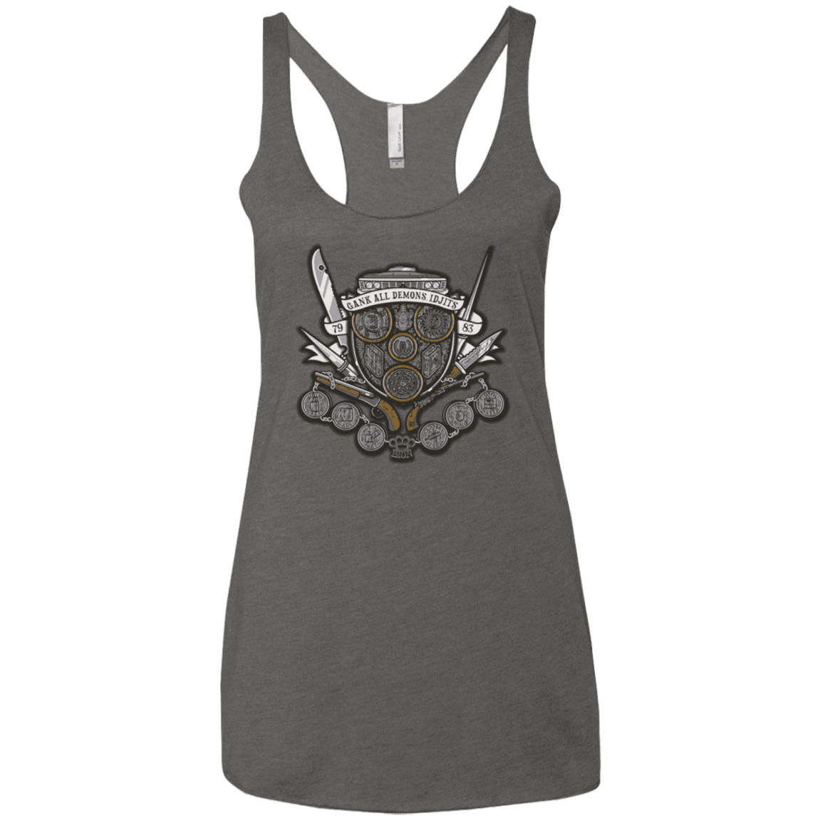T-Shirts Premium Heather / X-Small Winchester's Crest Women's Triblend Racerback Tank