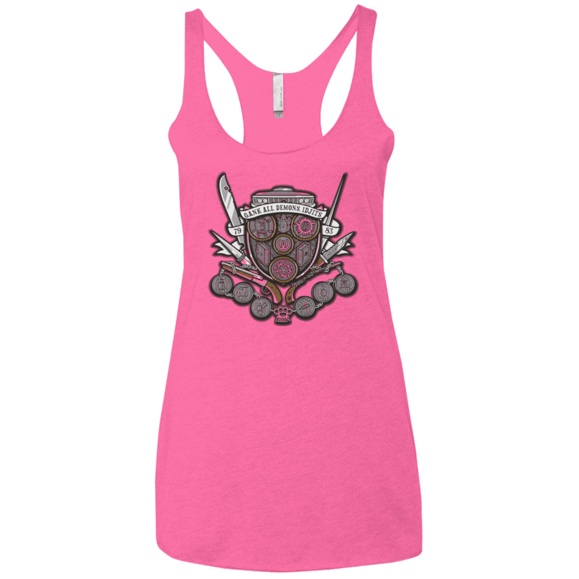 T-Shirts Vintage Pink / X-Small Winchester's Crest Women's Triblend Racerback Tank