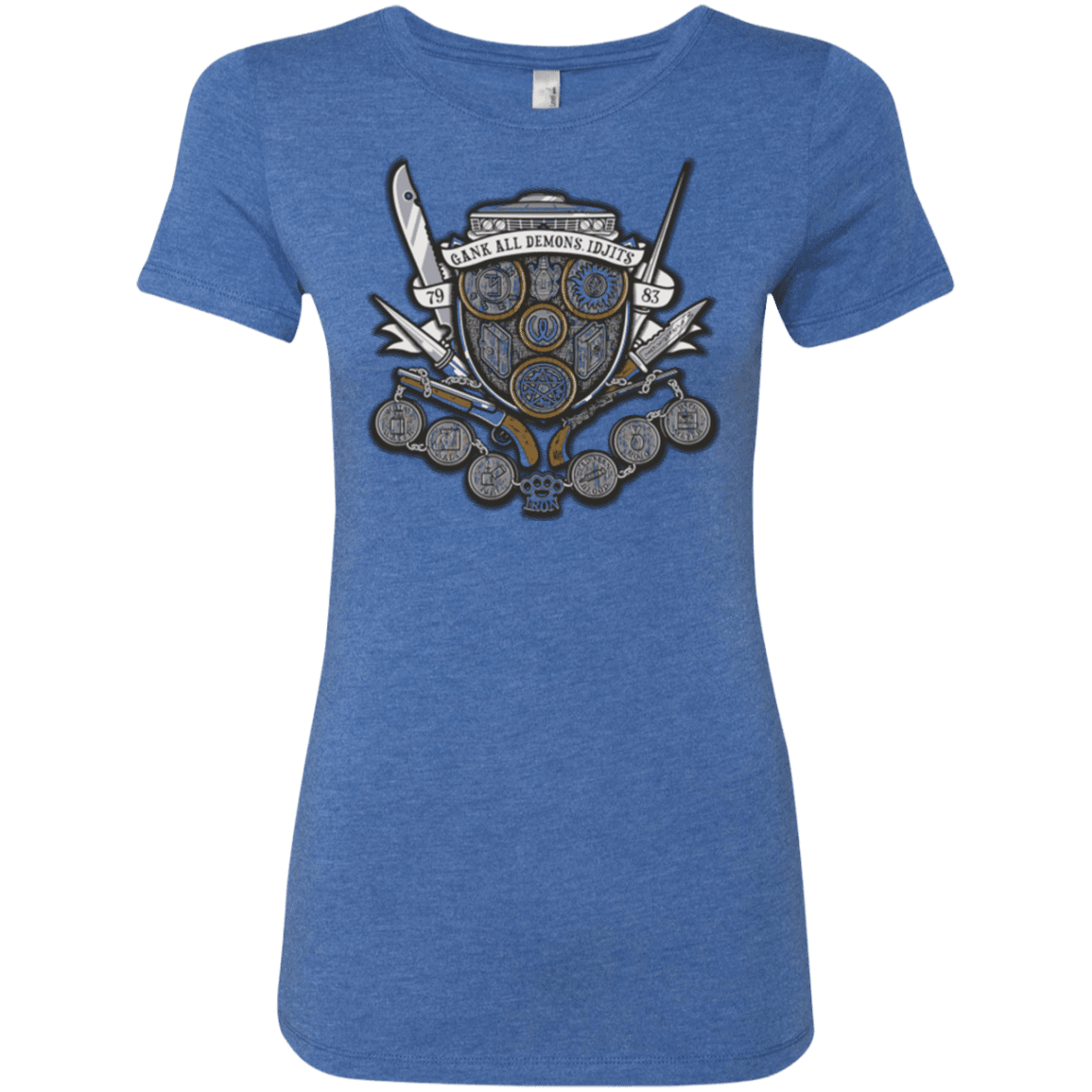 T-Shirts Vintage Royal / Small Winchester's Crest Women's Triblend T-Shirt