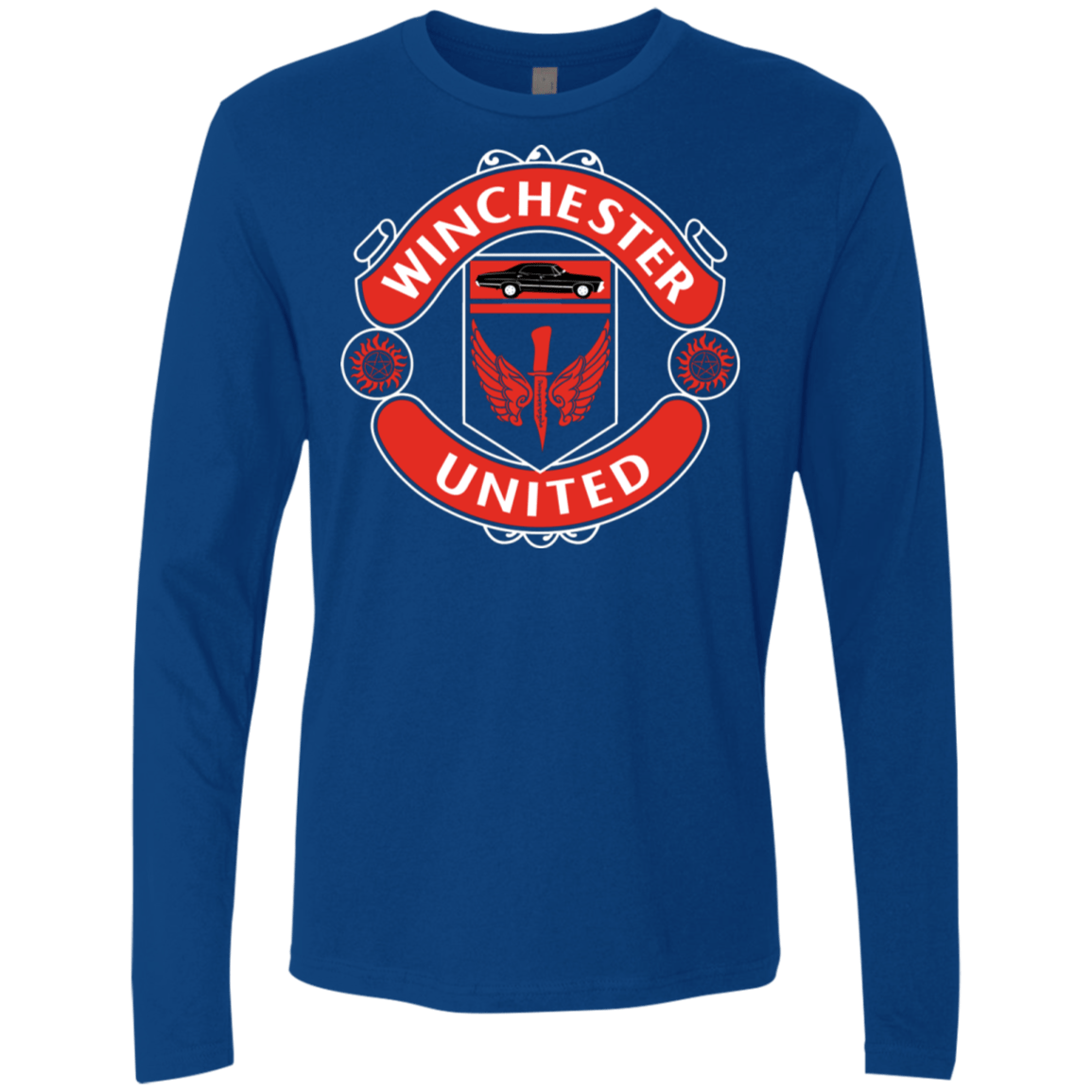 T-Shirts Royal / S Winchester United Men's Premium Long Sleeve