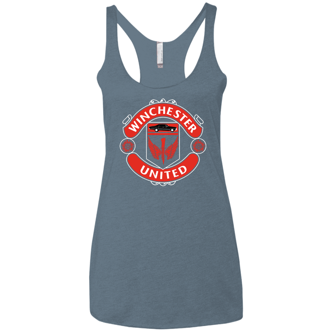 T-Shirts Indigo / X-Small Winchester United Women's Triblend Racerback Tank
