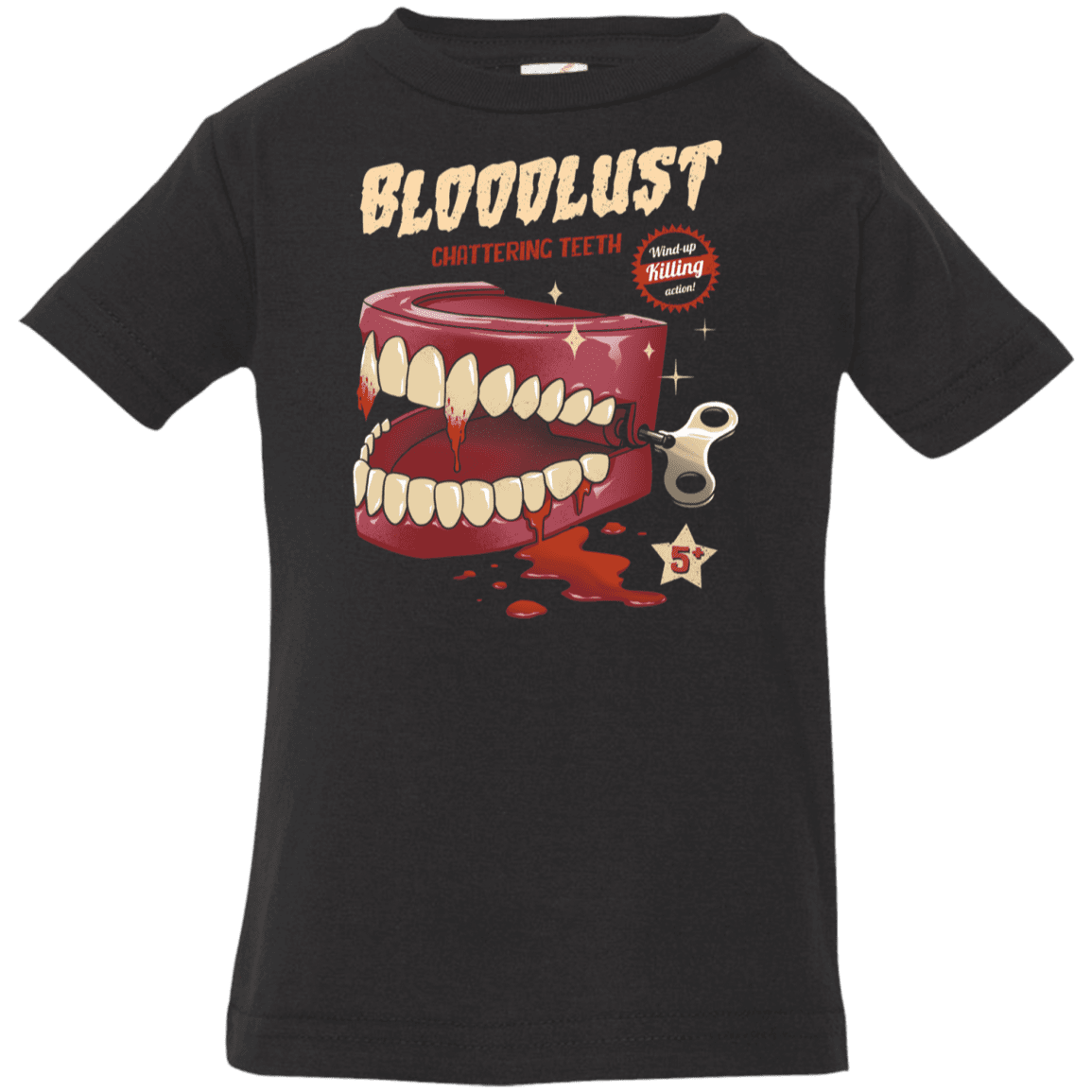 T-Shirts Black / 6 Months Wind-Up Killer Teeth Infant Premium T-Shirt