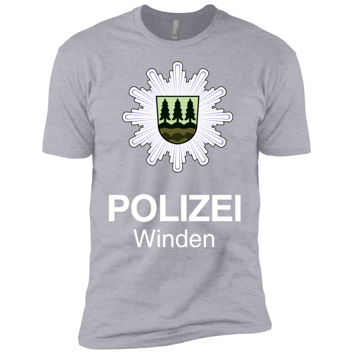 T-Shirts Heather Grey / YXS Winden Polizei Boys Premium T-Shirt