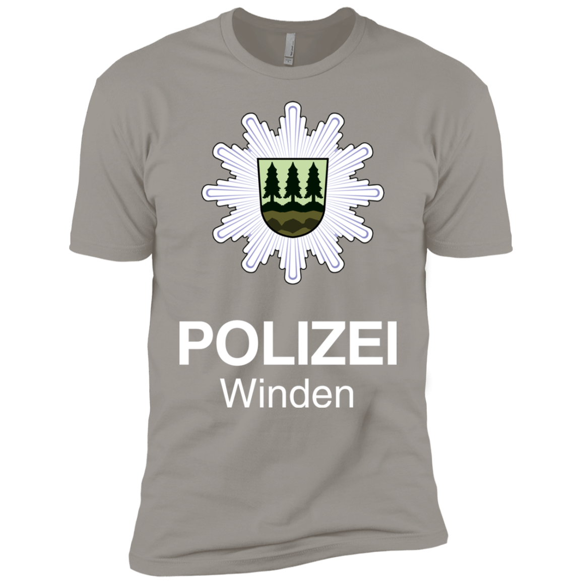 T-Shirts Light Grey / YXS Winden Polizei Boys Premium T-Shirt