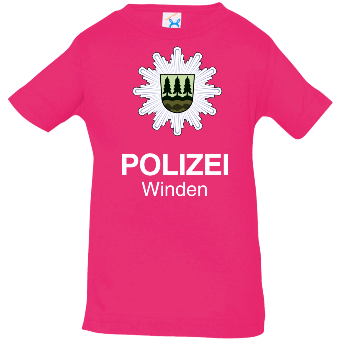 T-Shirts Hot Pink / 6 Months Winden Polizei Infant Premium T-Shirt