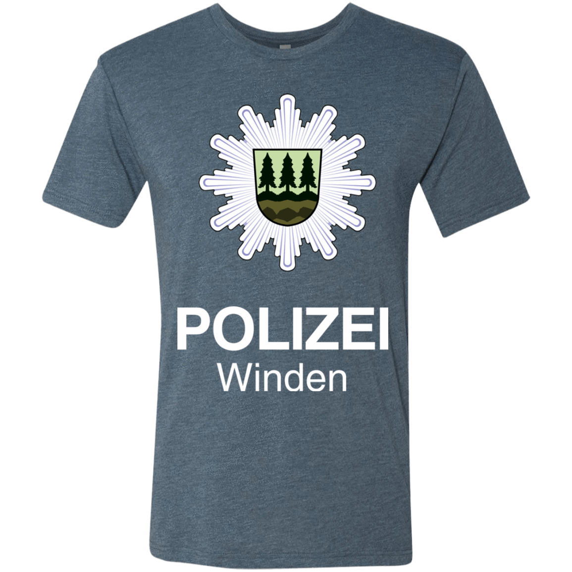 T-Shirts Indigo / Small Winden Polizei Men's Triblend T-Shirt