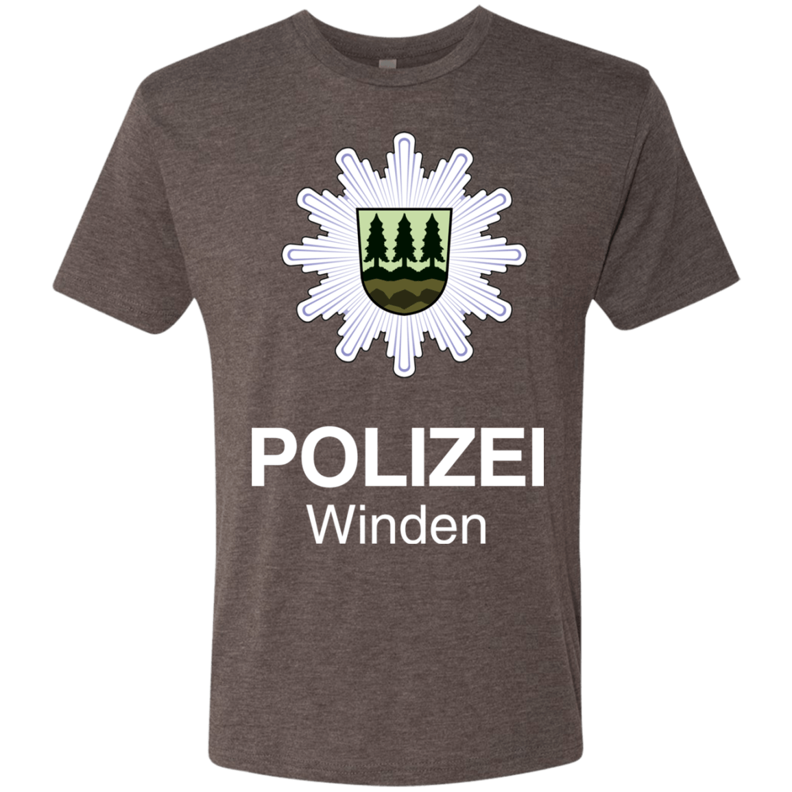 T-Shirts Macchiato / Small Winden Polizei Men's Triblend T-Shirt