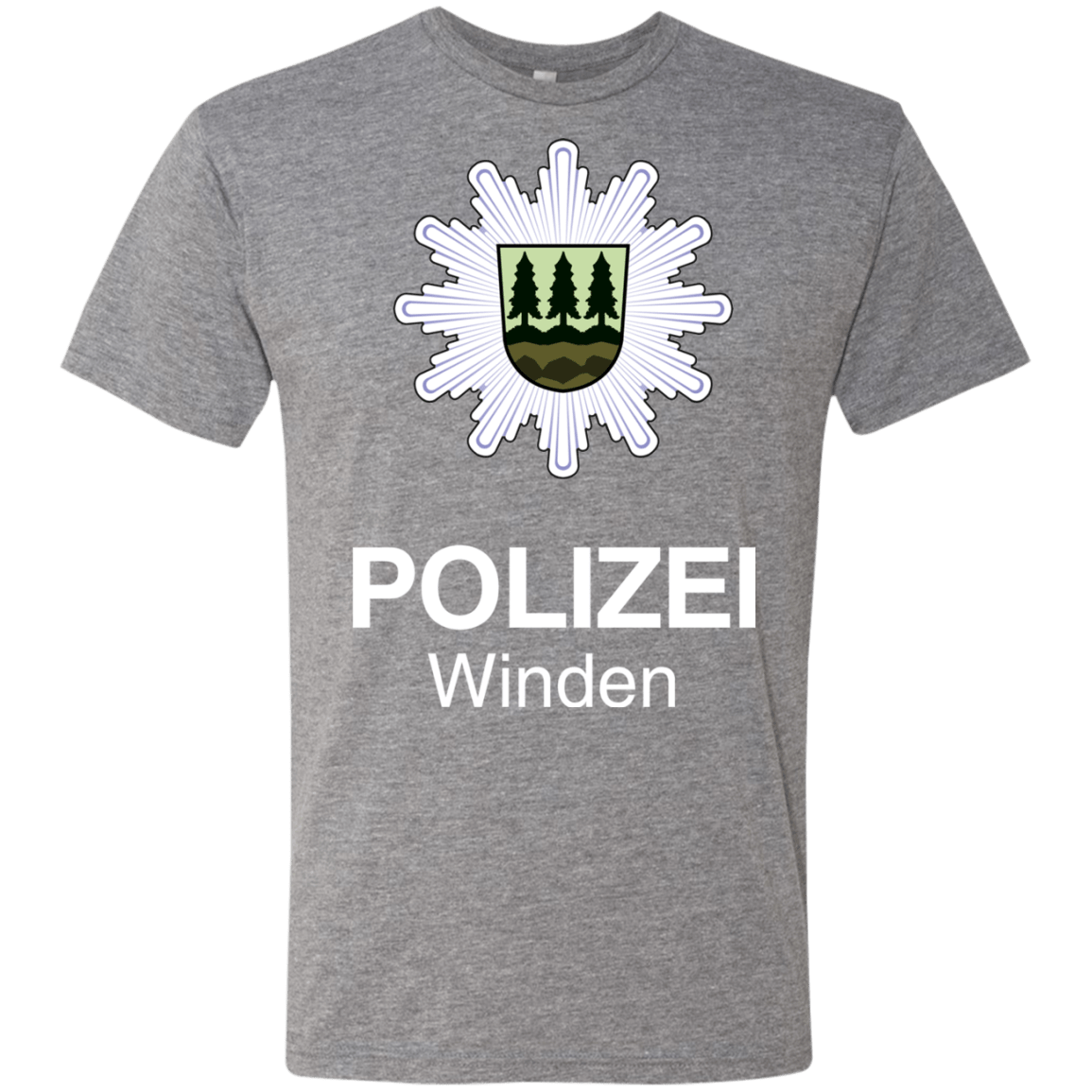 T-Shirts Premium Heather / Small Winden Polizei Men's Triblend T-Shirt