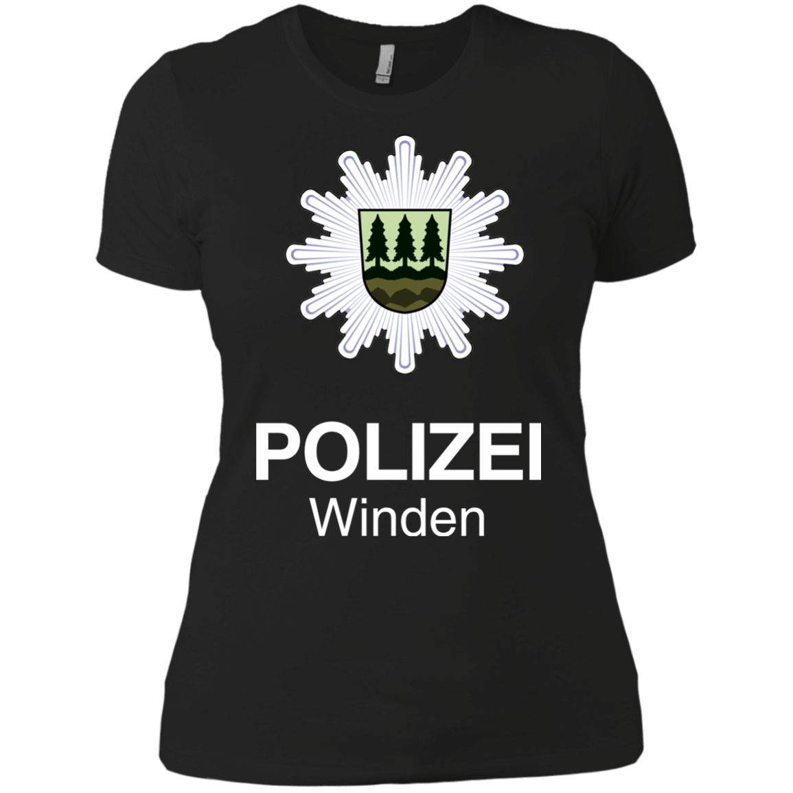 T-Shirts Black / X-Small Winden Polizei Women's Premium T-Shirt