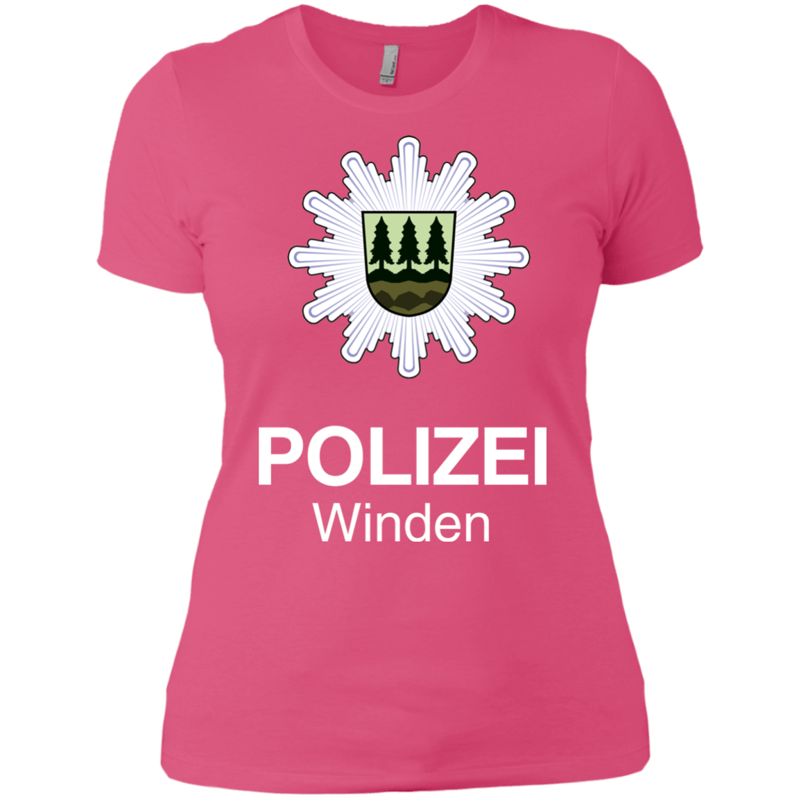 T-Shirts Hot Pink / X-Small Winden Polizei Women's Premium T-Shirt