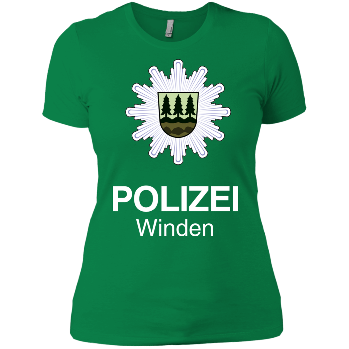 T-Shirts Kelly Green / X-Small Winden Polizei Women's Premium T-Shirt
