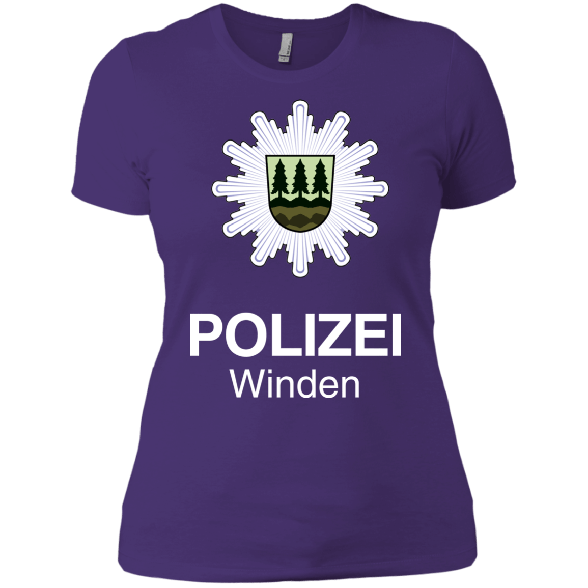 T-Shirts Purple Rush/ / X-Small Winden Polizei Women's Premium T-Shirt