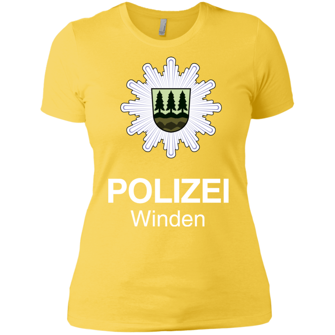 T-Shirts Vibrant Yellow / X-Small Winden Polizei Women's Premium T-Shirt
