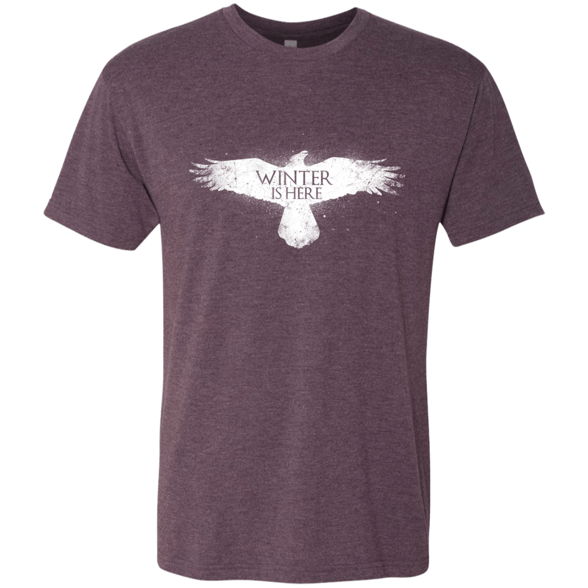 T-Shirts Vintage Purple / Small Winter is here Men's Triblend T-Shirt