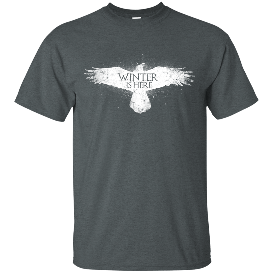 T-Shirts Dark Heather / Small Winter is here T-Shirt