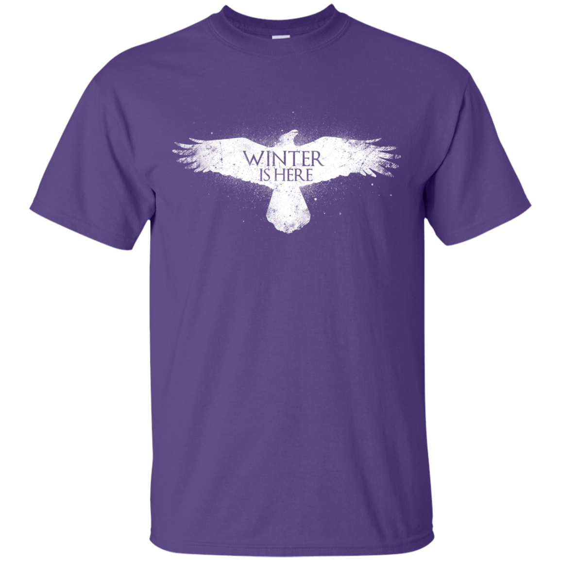 T-Shirts Purple / Small Winter is here T-Shirt