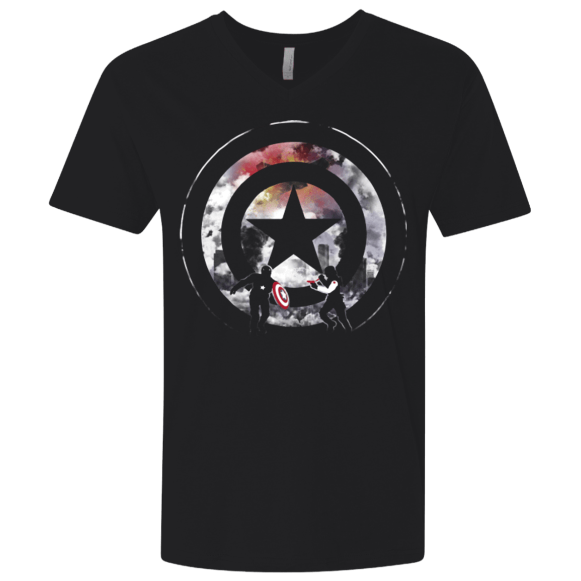 T-Shirts Black / X-Small Winter VS America Men's Premium V-Neck