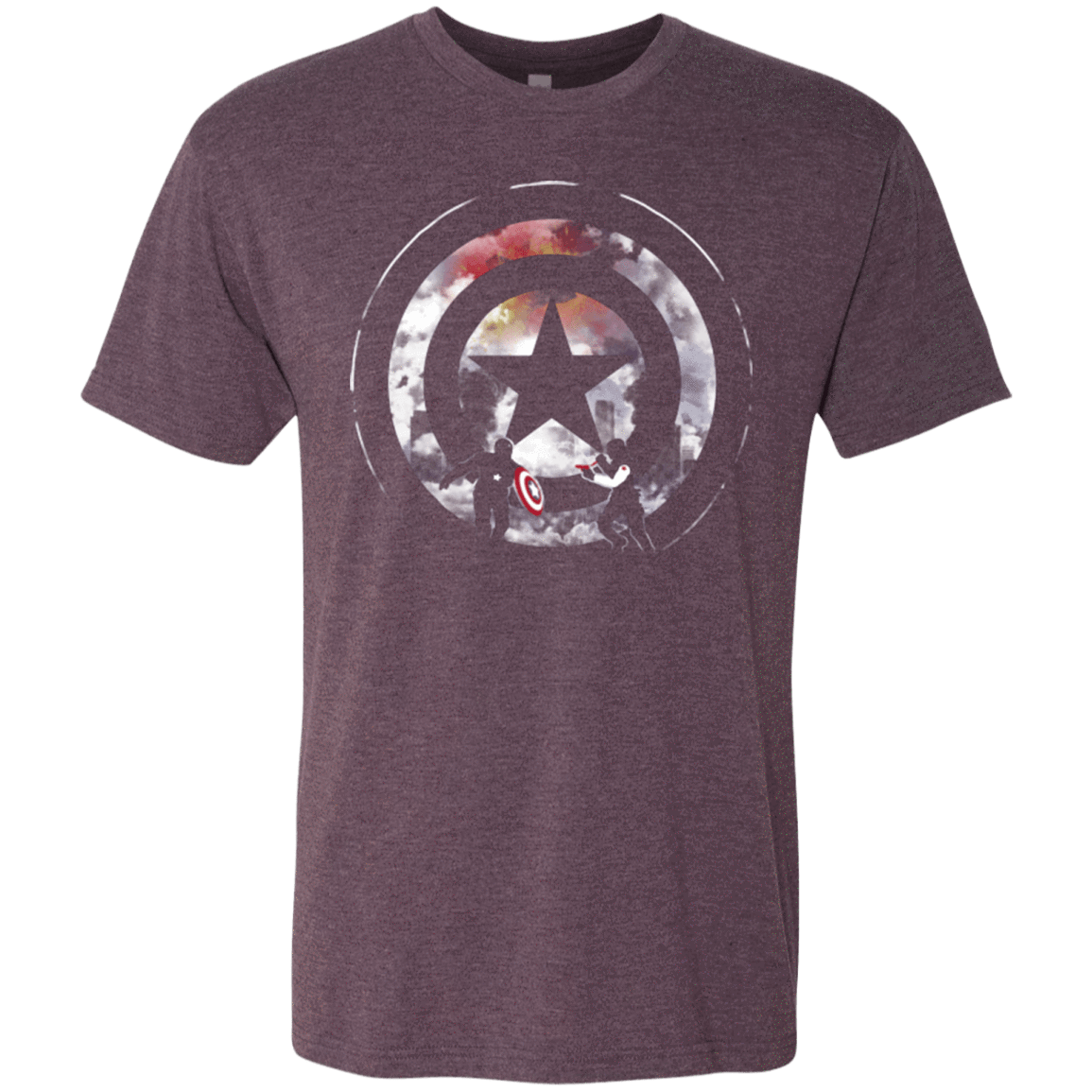 T-Shirts Vintage Purple / Small Winter VS America Men's Triblend T-Shirt