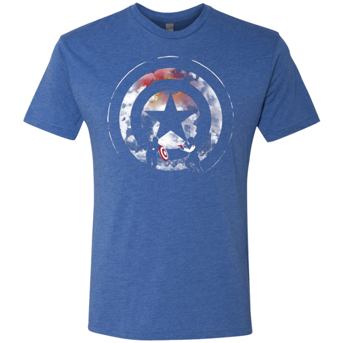 T-Shirts Vintage Royal / Small Winter VS America Men's Triblend T-Shirt