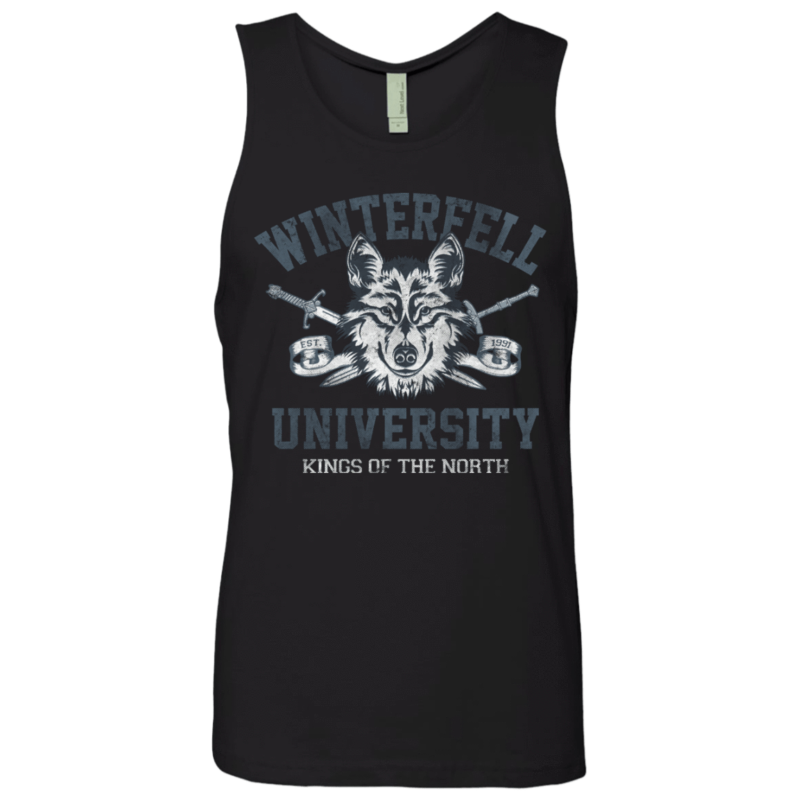 T-Shirts Black / Small Winterfell U Men's Premium Tank Top