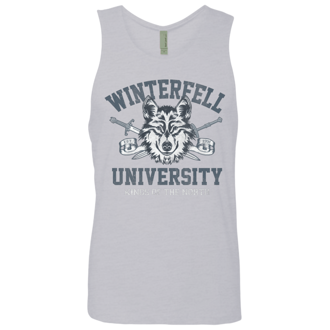 T-Shirts Heather Grey / Small Winterfell U Men's Premium Tank Top