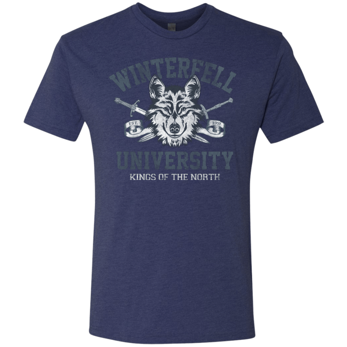 T-Shirts Vintage Navy / Small Winterfell U Men's Triblend T-Shirt
