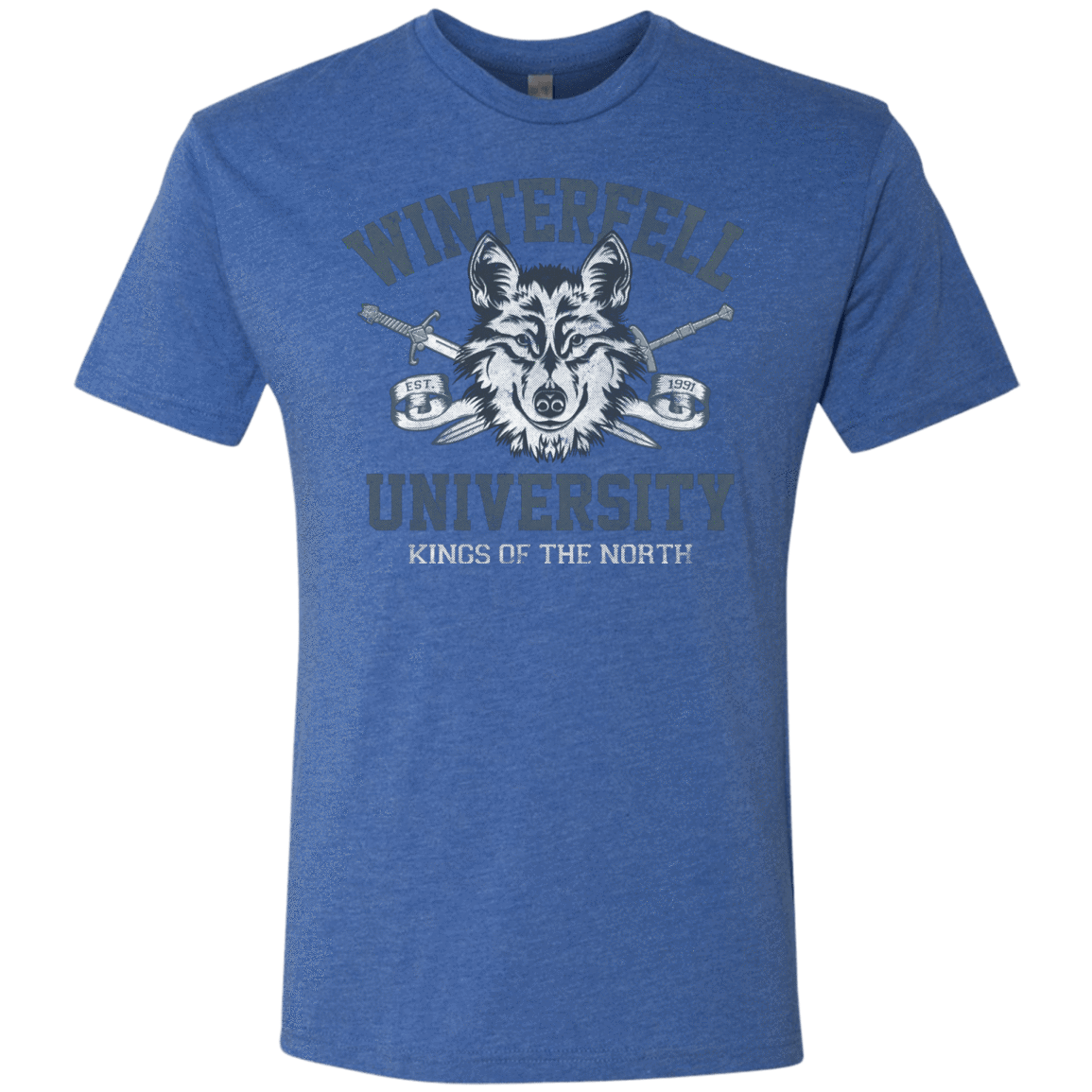 T-Shirts Vintage Royal / Small Winterfell U Men's Triblend T-Shirt
