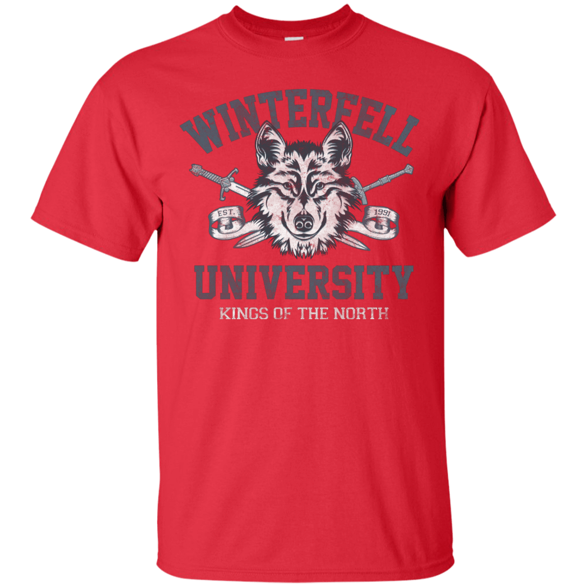 T-Shirts Red / Small Winterfell U T-Shirt
