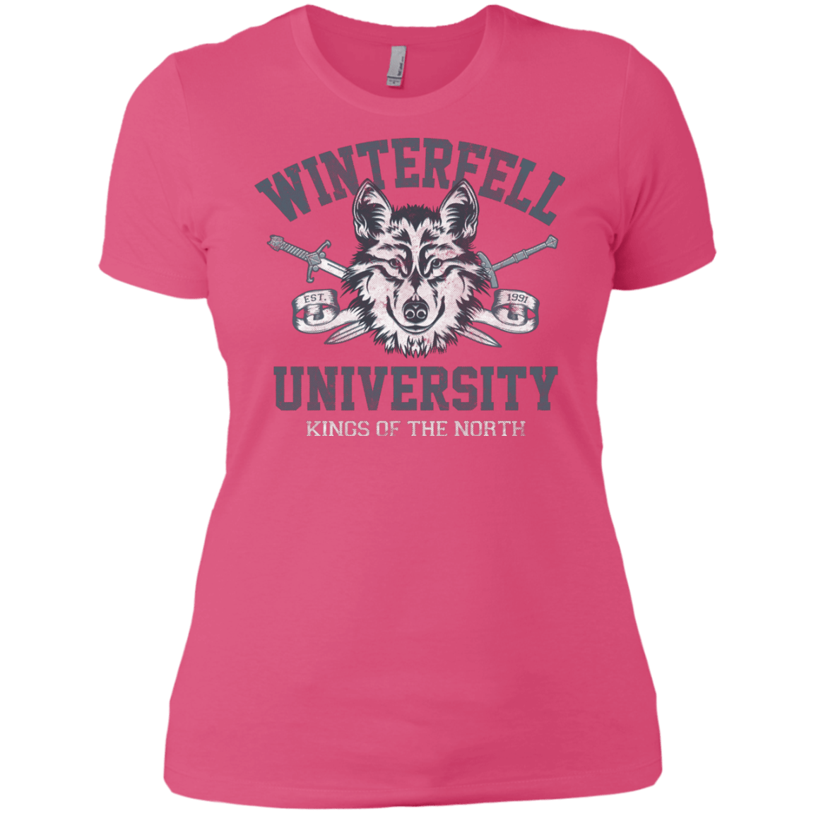 T-Shirts Hot Pink / X-Small Winterfell U Women's Premium T-Shirt