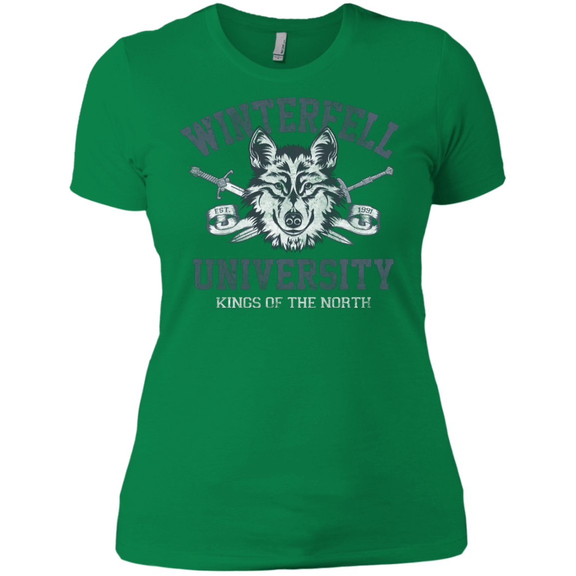 T-Shirts Kelly Green / X-Small Winterfell U Women's Premium T-Shirt