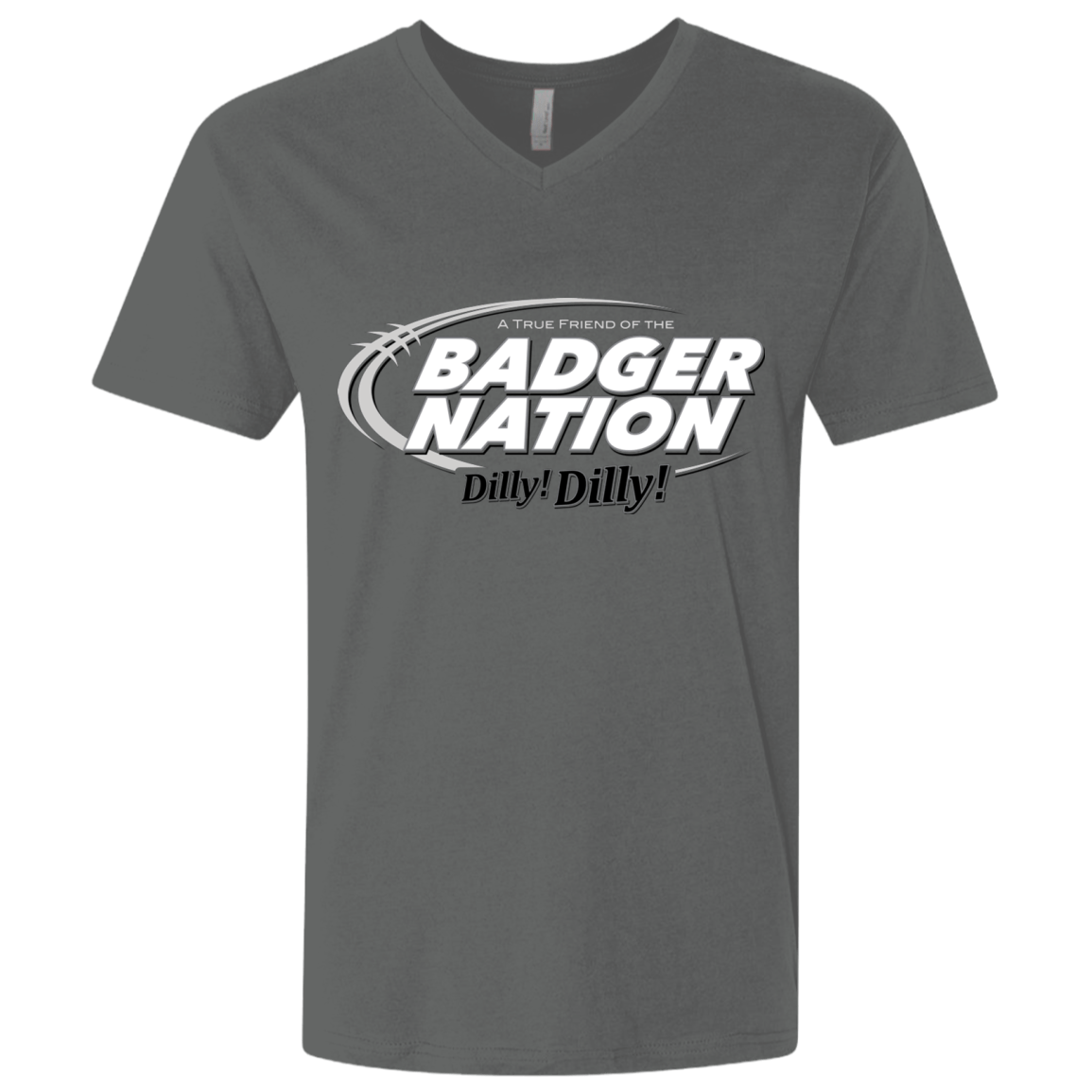 T-Shirts Heavy Metal / X-Small Wisconsin Dilly Dilly Men's Premium V-Neck