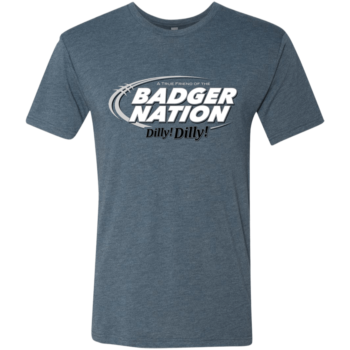 T-Shirts Indigo / Small Wisconsin Dilly Dilly Men's Triblend T-Shirt