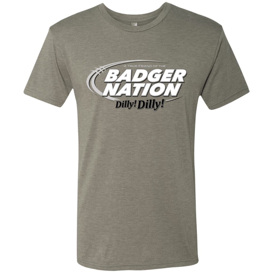 T-Shirts Venetian Grey / Small Wisconsin Dilly Dilly Men's Triblend T-Shirt