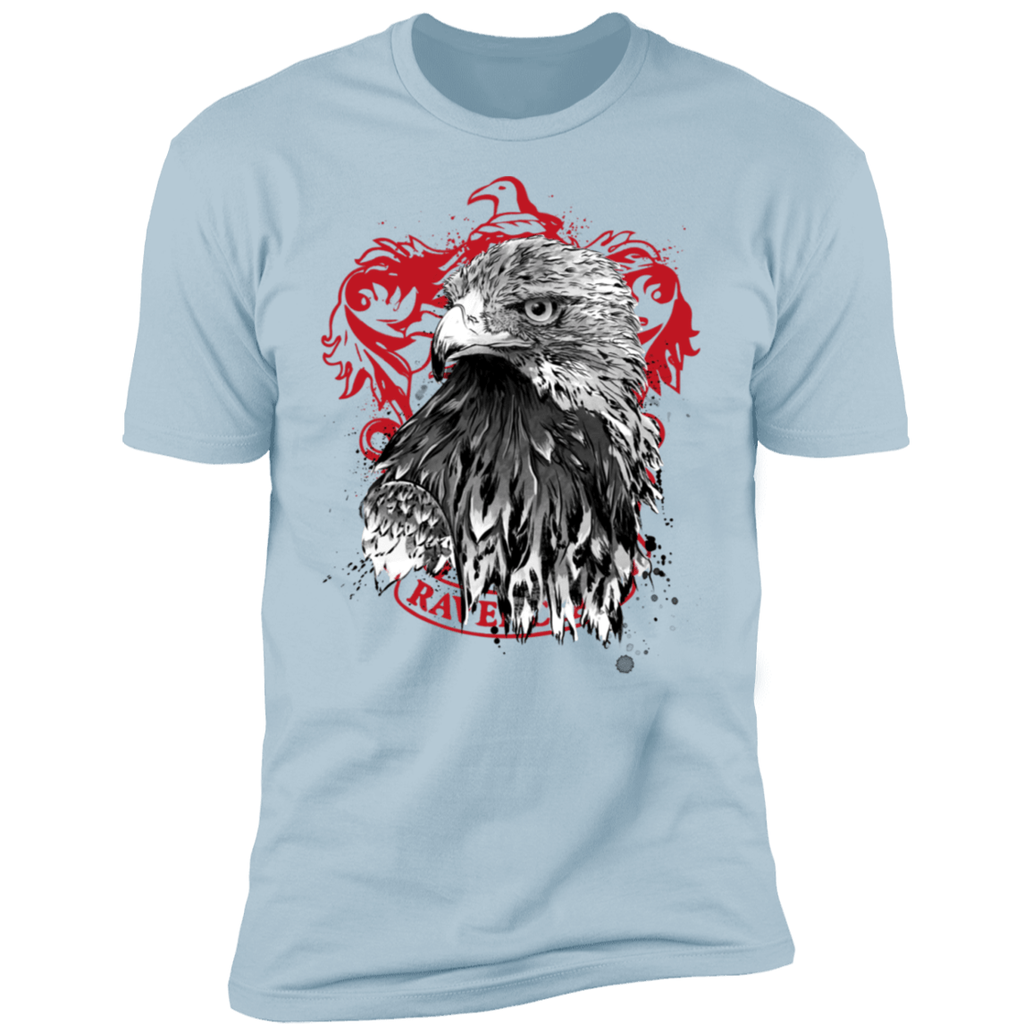 T-Shirts Light Blue / S Wit and Wisdom sumi-e Men's Premium T-Shirt