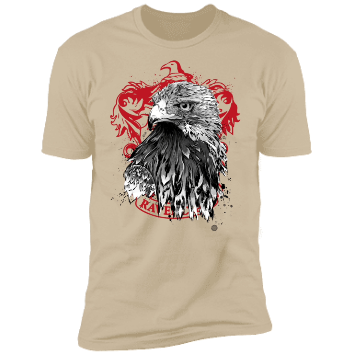 T-Shirts Sand / S Wit and Wisdom sumi-e Men's Premium T-Shirt