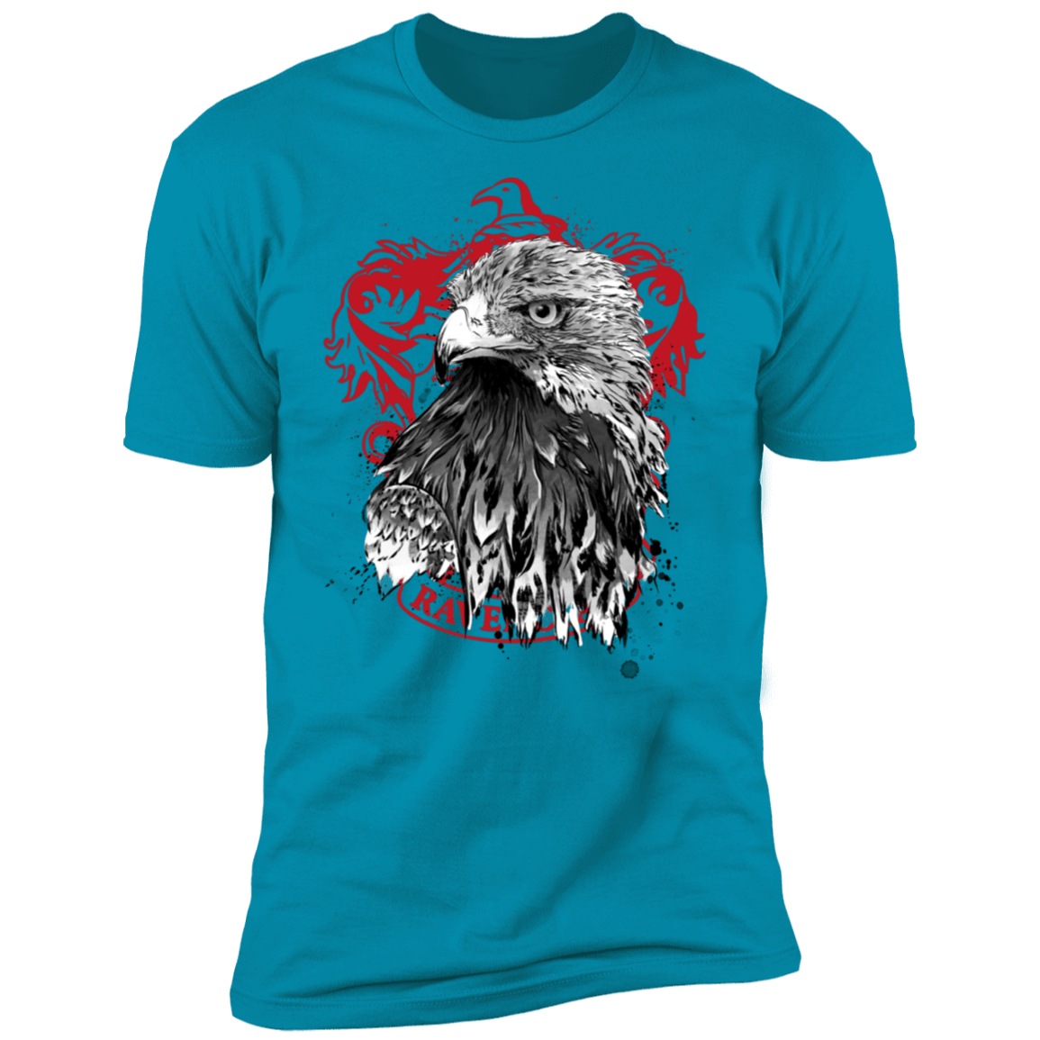 T-Shirts Turquoise / S Wit and Wisdom sumi-e Men's Premium T-Shirt