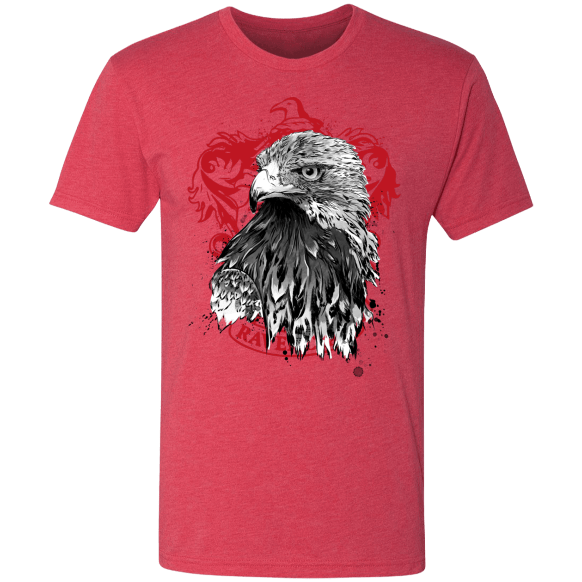 T-Shirts Vintage Red / S Wit and Wisdom sumi-e Men's Triblend T-Shirt
