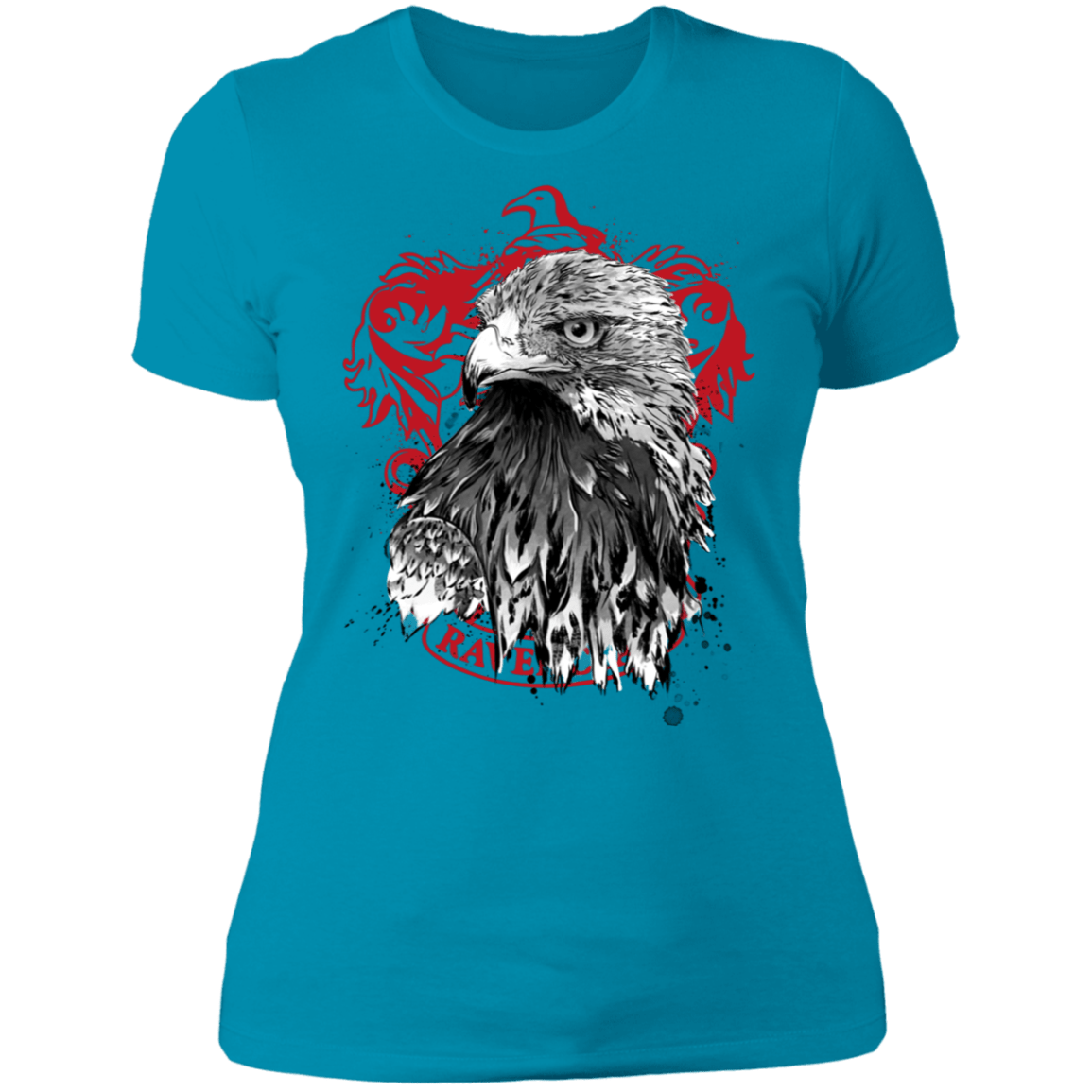 T-Shirts Turquoise / S Wit and Wisdom sumi-e Women's Premium T-Shirt