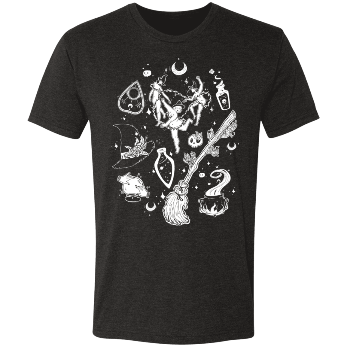 T-Shirts Vintage Black / S Witchy Stuff Men's Triblend T-Shirt