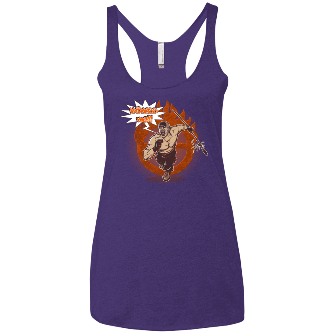 T-Shirts Purple Rush / X-Small Witness Women's Triblend Racerback Tank