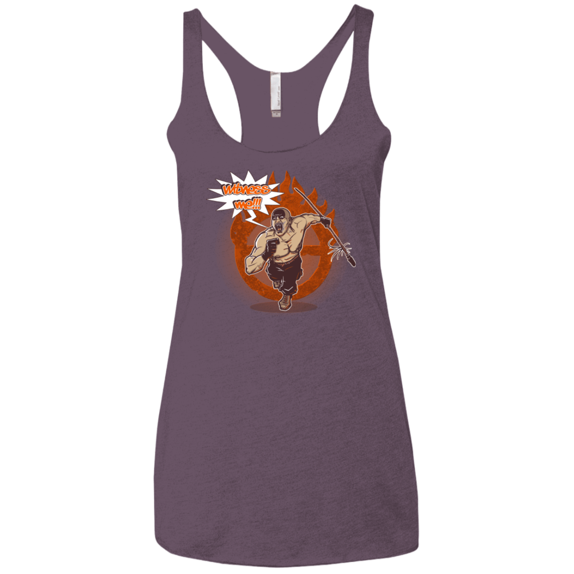 T-Shirts Vintage Purple / X-Small Witness Women's Triblend Racerback Tank
