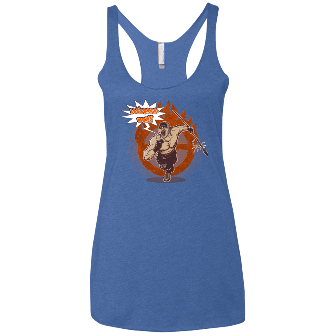 T-Shirts Vintage Royal / X-Small Witness Women's Triblend Racerback Tank