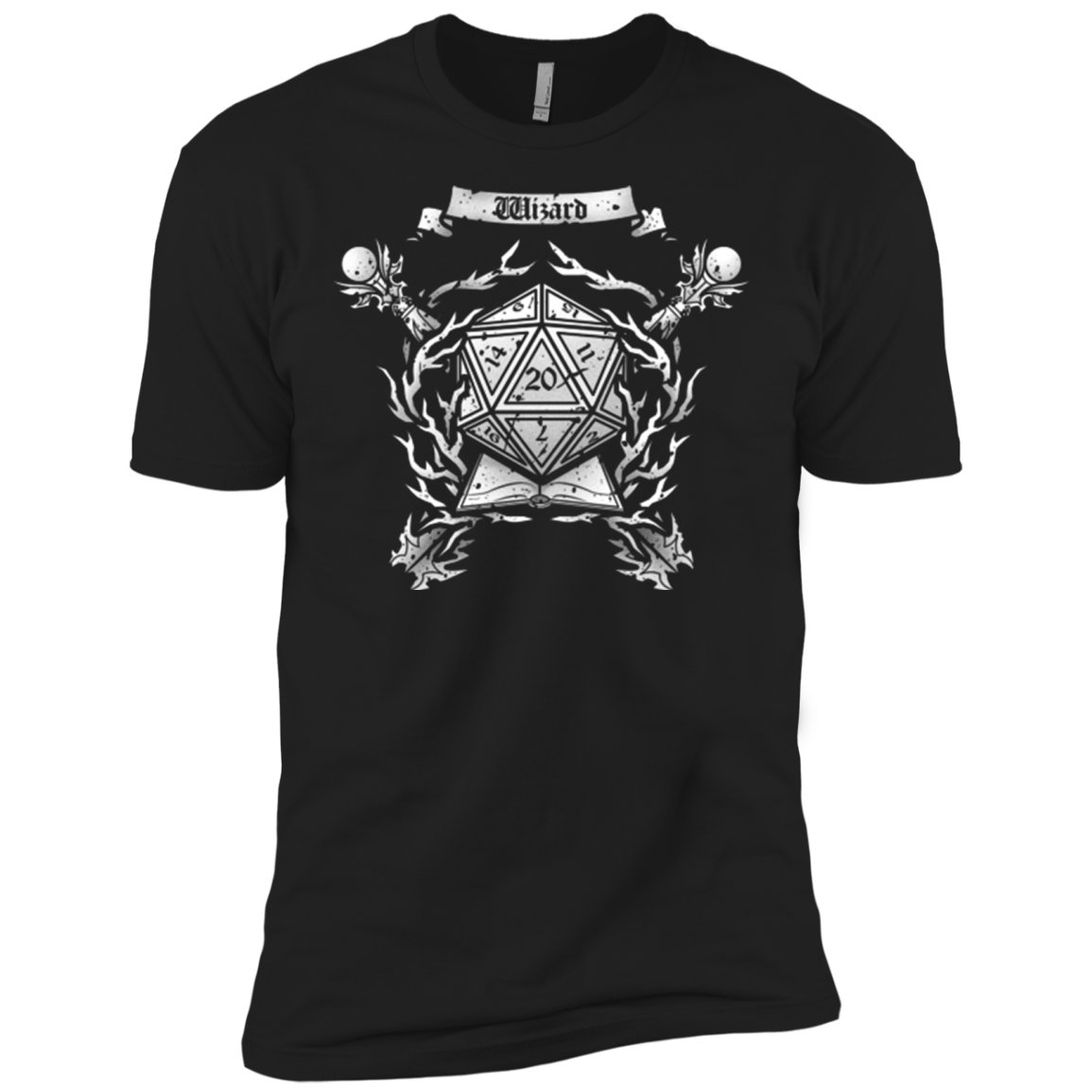 T-Shirts Black / X-Small WIZARD CREST Men's Premium T-Shirt