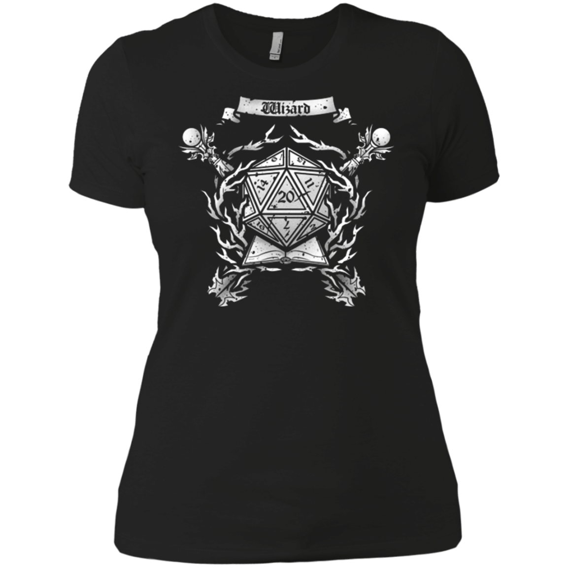 T-Shirts Black / X-Small WIZARD CREST Women's Premium T-Shirt