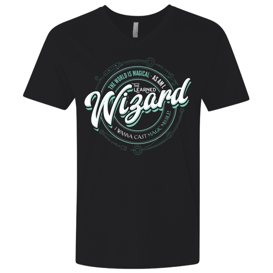 T-Shirts Black / X-Small Wizard Men's Premium V-Neck