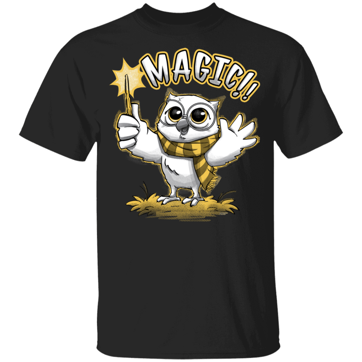 T-Shirts Black / YXS Wizard Owl Youth T-Shirt