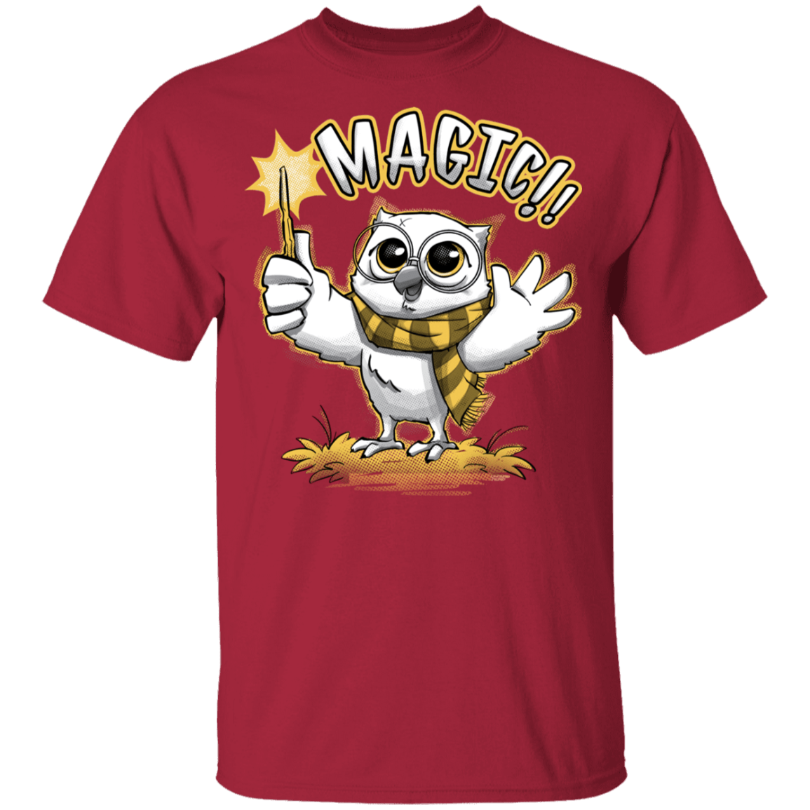 T-Shirts Cardinal / YXS Wizard Owl Youth T-Shirt