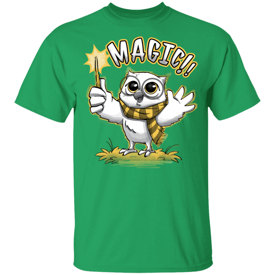 T-Shirts Irish Green / YXS Wizard Owl Youth T-Shirt