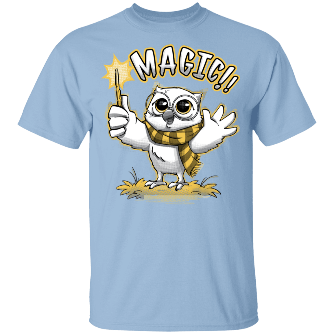 T-Shirts Light Blue / YXS Wizard Owl Youth T-Shirt