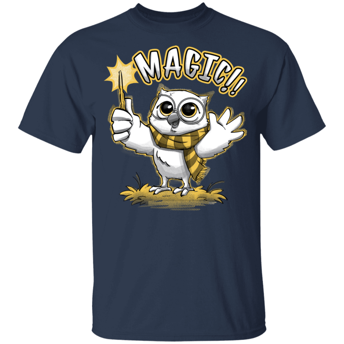 T-Shirts Navy / YXS Wizard Owl Youth T-Shirt